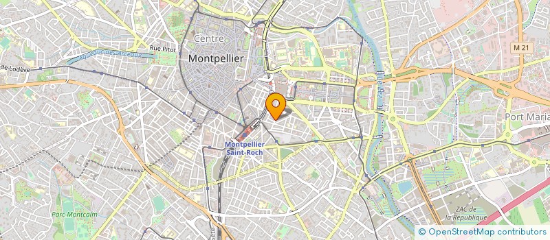 localisation de l'entreprise MONSIEUR MARC ROUSSIERE à MONTPELLIER