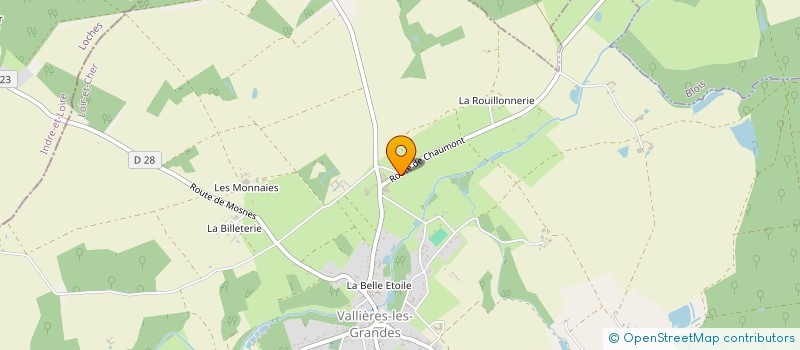 localisation de l'entreprise MONSIEUR MARC ROUSSINEAU  VALLIERES-LES-GRANDES