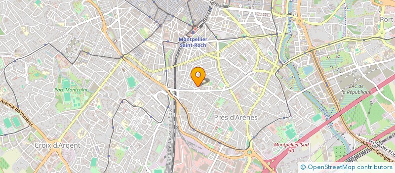 localisation de l'entreprise MONSIEUR MARC ROUVIER  MONTPELLIER