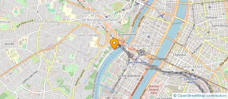 localisation de l'entreprise MONSIEUR MARC ROUVIERE à LYON