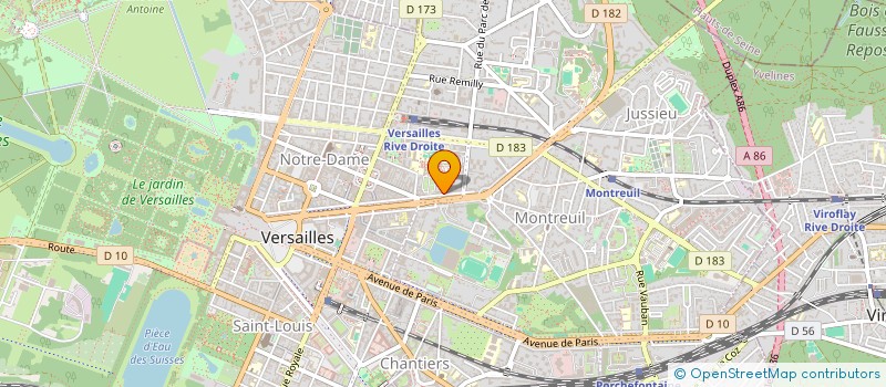 localisation de l'entreprise MONSIEUR MARC ROUX à VERSAILLES