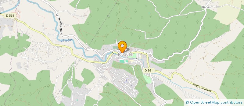localisation de l'entreprise MONSIEUR MARC ROUX  JOUQUES