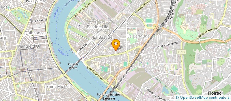 localisation de l'entreprise MONSIEUR MARC ROUZEROL  BORDEAUX