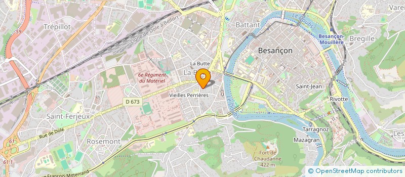 localisation de l'entreprise MONSIEUR MARC ROYEZ  BESANCON