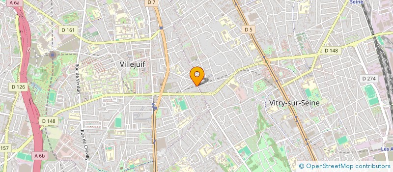 localisation de l'entreprise MONSIEUR MARC RUBEN  VILLEJUIF