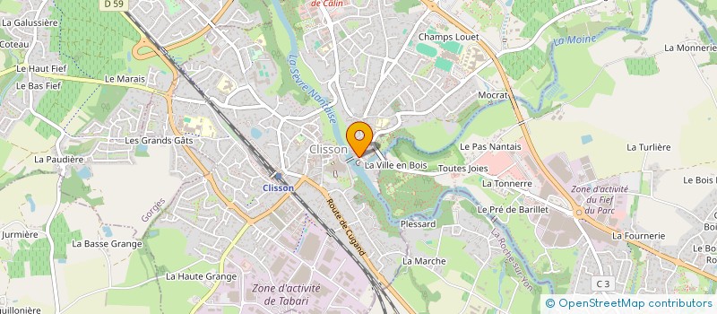 localisation de l'entreprise MONSIEUR MARC RUMFELS  CLISSON