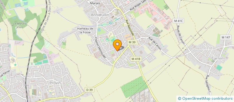 localisation de l'entreprise MONSIEUR MARC RYCKEBUSCH  ANNULLIN