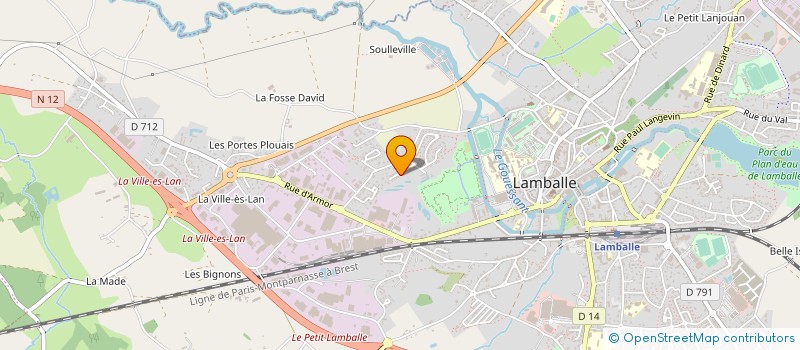 localisation de l'entreprise MONSIEUR MARC SAADA à LAMBALLE-ARMOR