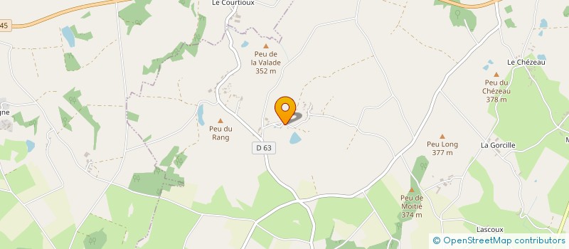 localisation de l'entreprise MONSIEUR MARC SABOTIER à SAINT-AMAND-MAGNAZEIX