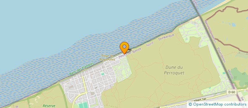 localisation de l'entreprise MONSIEUR MARC SADIN  BRAY-DUNES