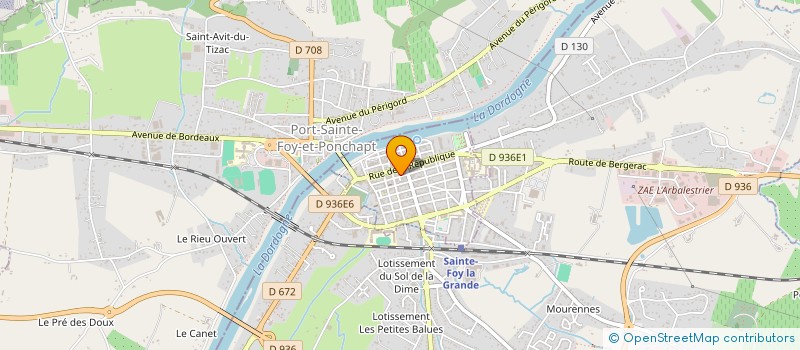 localisation de l'entreprise MONSIEUR MARC SAHRAOUI  SAINTE-FOY-LA-GRANDE