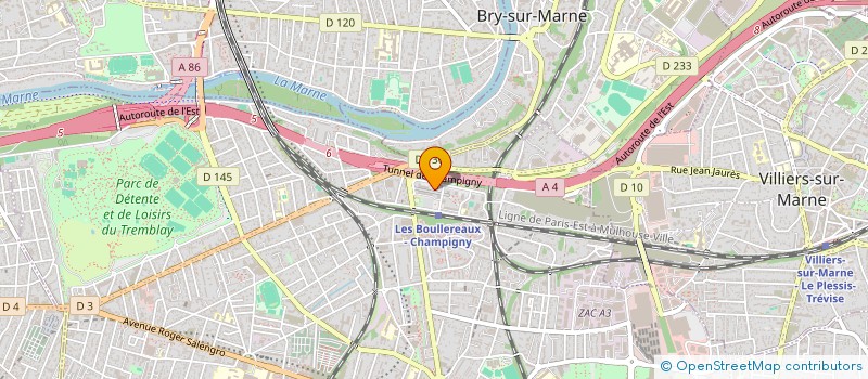 localisation de l'entreprise MONSIEUR MARC SAINSARD à CHAMPIGNY-SUR-MARNE