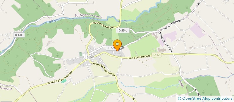 localisation de l'entreprise MONSIEUR MARC SAINT-LEBE  BLAJAN