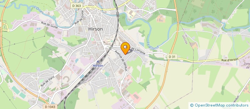 localisation de l'entreprise MONSIEUR MARC SALAUN  HIRSON