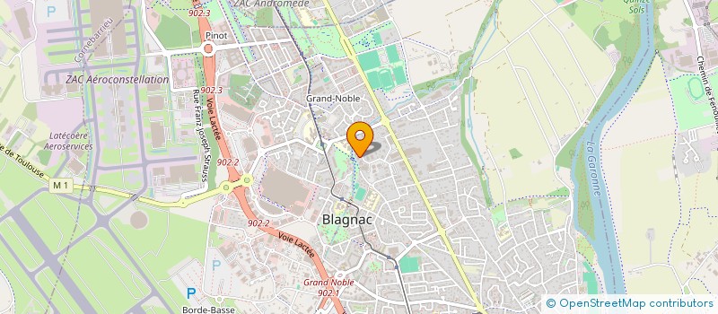 localisation de l'entreprise MONSIEUR MARC SALES à BLAGNAC