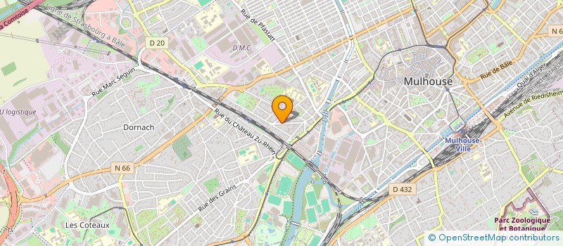 localisation de l'entreprise MONSIEUR MARC SALVIA  MULHOUSE