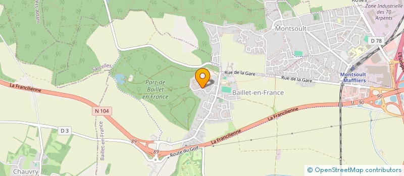 localisation de l'entreprise MONSIEUR MARC SALYERES  BAILLET-EN-FRANCE