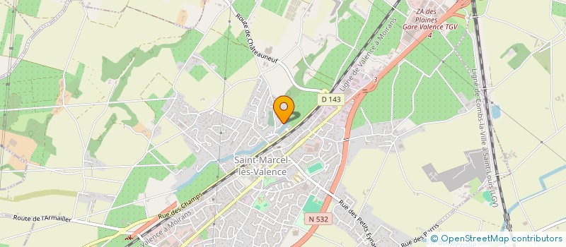 localisation de l'entreprise MONSIEUR MARC SALZARD  SAINT-MARCEL-LES-VALENCE