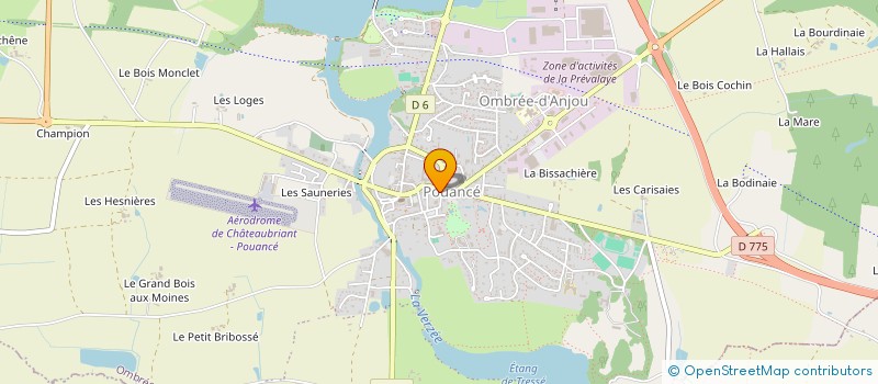 localisation de l'entreprise MONSIEUR MARC SALZE à OMBREE D'ANJOU
