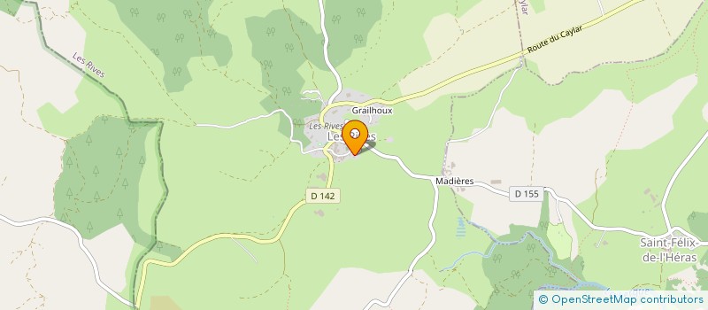 localisation de l'entreprise MONSIEUR MARC SALZE  SAINT-MAURICE-NAVACELLES