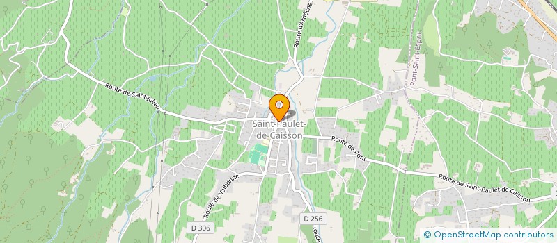 localisation de l'entreprise MONSIEUR MARC SAMIN  SAINT-PAULET-DE-CAISSON