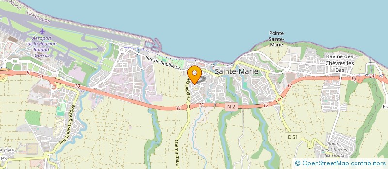 localisation de l'entreprise MONSIEUR MARC SANDENON SETEYEN  SAINTE-MARIE