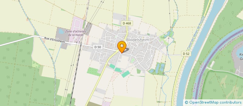 localisation de l'entreprise MONSIEUR MARC SANDMANN  BLODELSHEIM