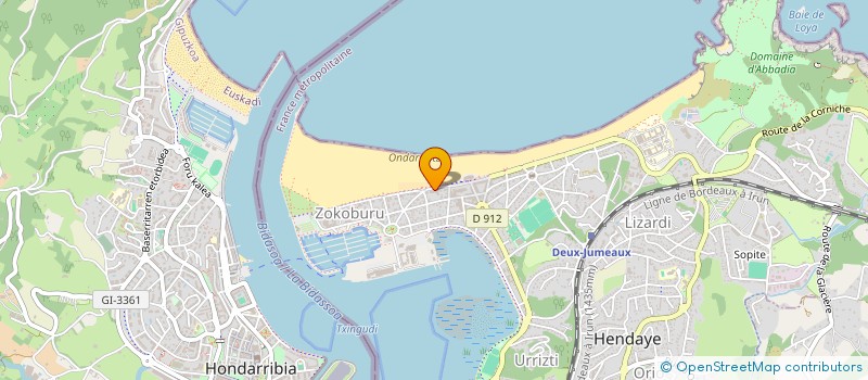 localisation de l'entreprise MONSIEUR MARC SANDOZ à HENDAYE