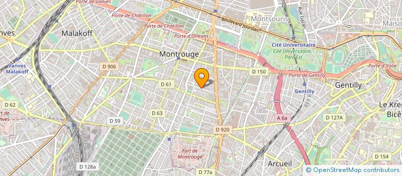 localisation de l'entreprise MONSIEUR MARC SANTERRE-VOUILLOT à MONTROUGE