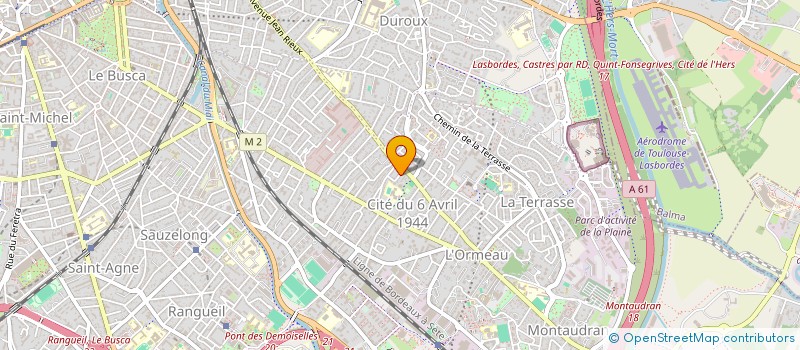 localisation de l'entreprise MONSIEUR MARC SANTOLINI à TOULOUSE