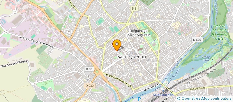 localisation de l'entreprise MONSIEUR MARC SAPHORES à SAINT-QUENTIN