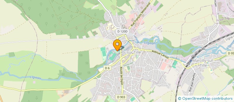 localisation de l'entreprise MONSIEUR MARC SARAZIN à IS-SUR-TILLE