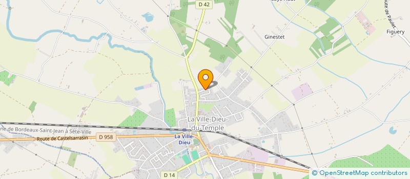 localisation de l'entreprise MONSIEUR MARC SARHY  LA VILLE-DIEU-DU-TEMPLE