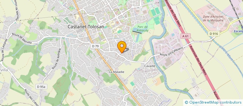 localisation de l'entreprise MONSIEUR MARC SARRAT à CASTANET-TOLOSAN