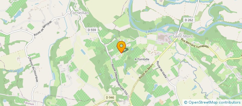 localisation de l'entreprise MONSIEUR MARC SARTON DU JONCHAY  SAINT-MONT