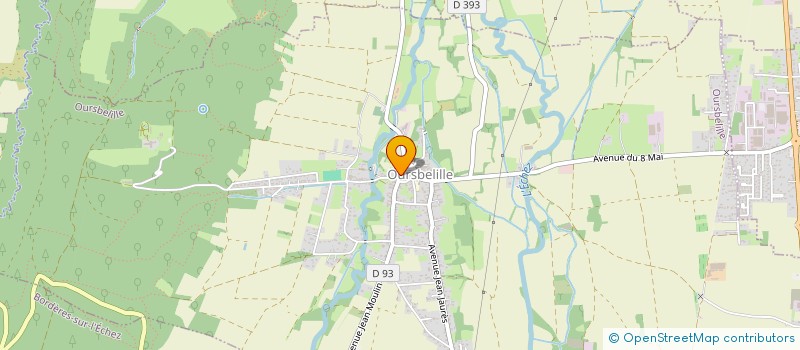 localisation de l'entreprise MONSIEUR MARC SAUBION  OURSBELILLE