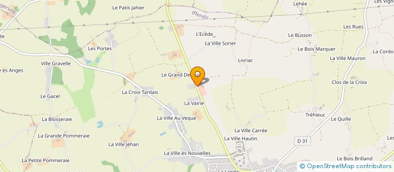 localisation de l'entreprise MONSIEUR MARC SAULNIER  IFFENDIC