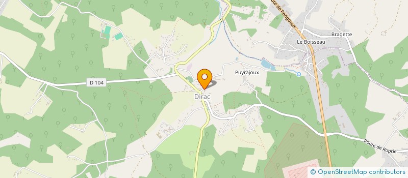 localisation de l'entreprise MONSIEUR MARC SAUMON  TORSAC