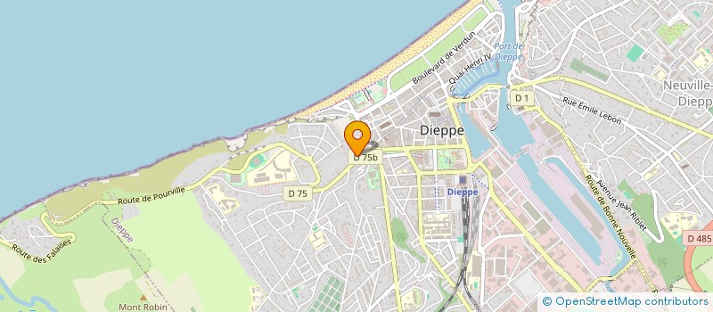 localisation de l'entreprise MONSIEUR MARC SAUVAGET  DIEPPE