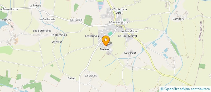 localisation de l'entreprise MONSIEUR MARC SAVARY  MARSAC-SUR-DON