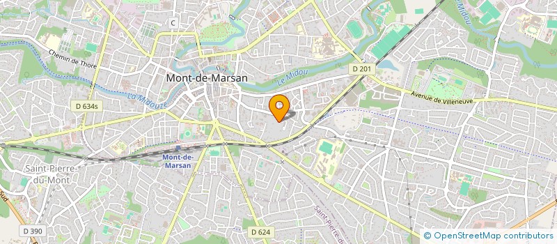 localisation de l'entreprise MONSIEUR MARC SAVARY  MONT-DE-MARSAN