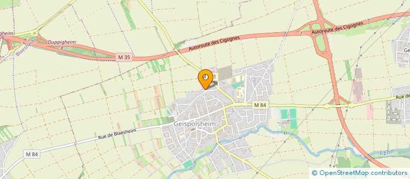 localisation de l'entreprise MONSIEUR MARC SCHAEFER  GEISPOLSHEIM