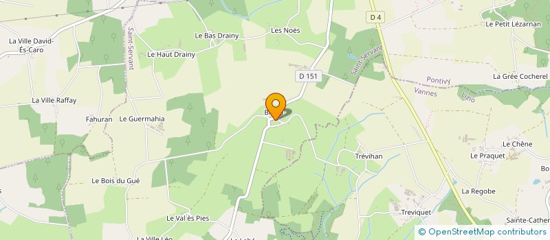 localisation de l'entreprise MONSIEUR MARC SCHAFFER  SAINT-SERVANT