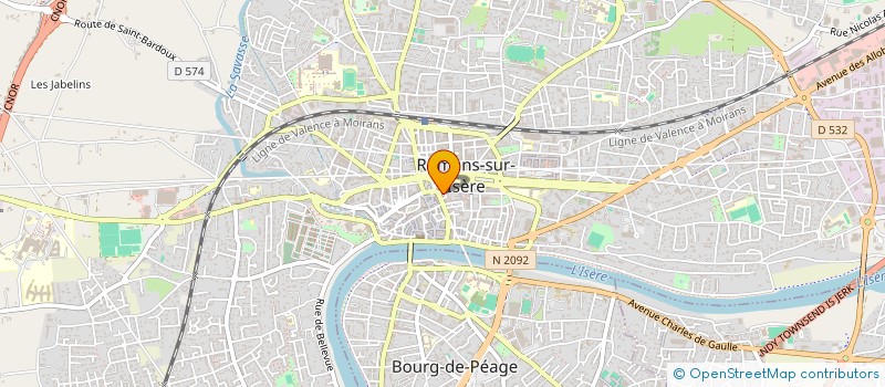 localisation de l'entreprise MONSIEUR MARC SCHATZ à ROMANS-SUR-ISERE