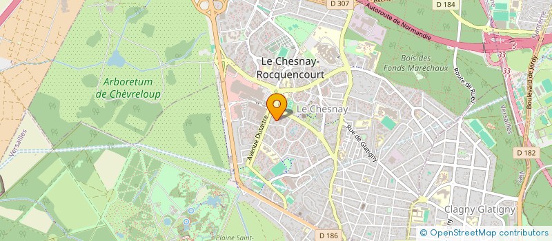 localisation de l'entreprise MONSIEUR MARC SCHAUNER  LE CHESNAY-ROCQUENCOURT