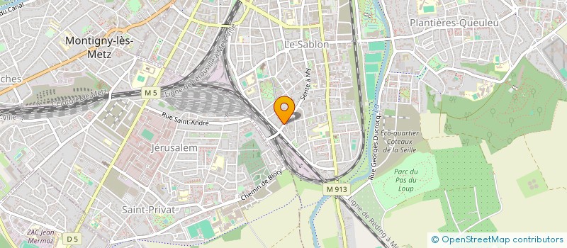 localisation de l'entreprise MONSIEUR MARC SCHELL  METZ