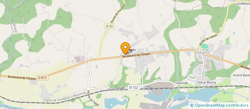 localisation de l'entreprise MONSIEUR MARC SCHERER  LABATUT