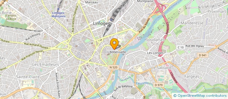 localisation de l'entreprise MONSIEUR MARC SCHNEIDER à LIMOGES