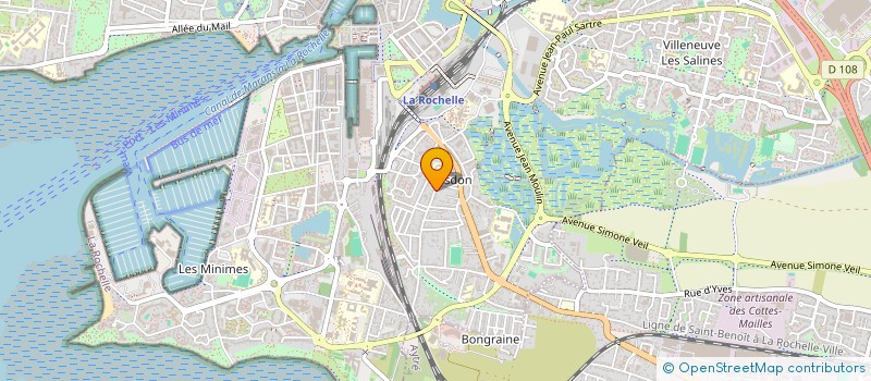 localisation de l'entreprise MONSIEUR MARC SCHNEIDER  LA ROCHELLE