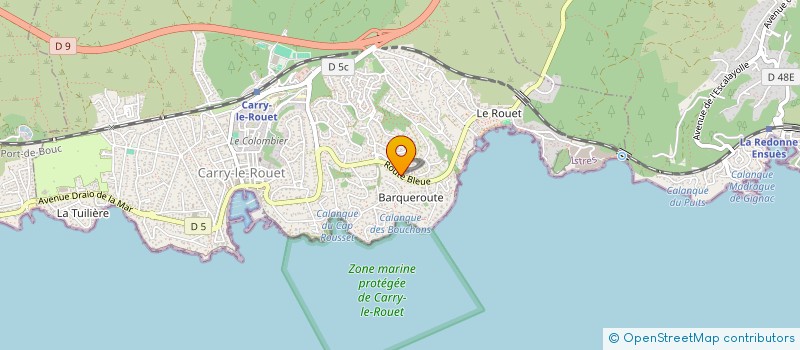 localisation de l'entreprise MONSIEUR MARC SCHNELLER à CARRY-LE-ROUET
